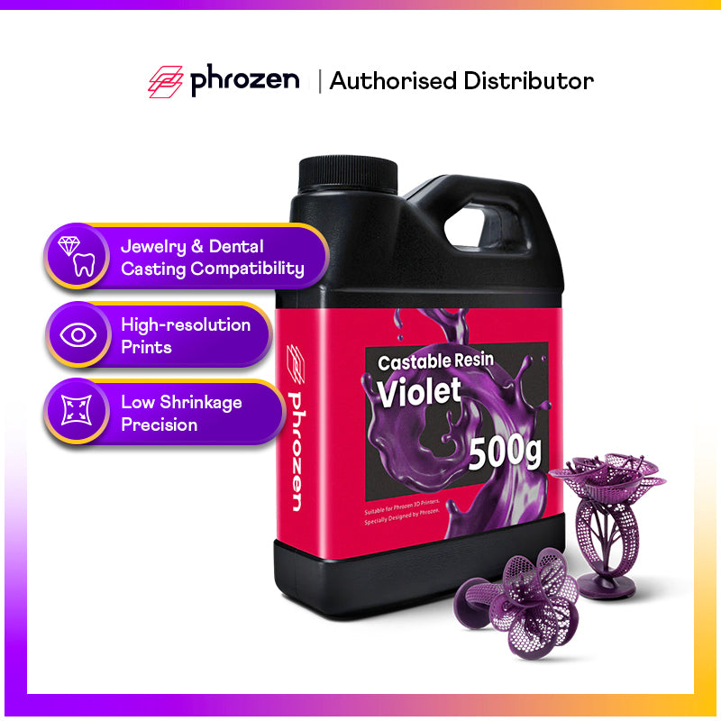 Phrozen Wax-like Castable Resin, Violet 500g